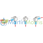 Valvula Arag de 3 Vías entrada Inferior Conexión Brida 2" Estandar