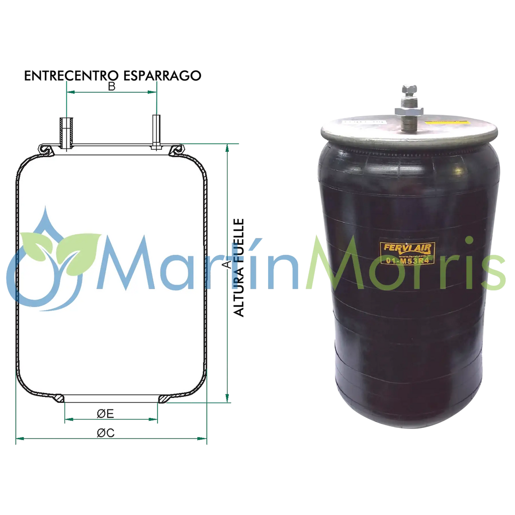 Kit de Servicio o Recambio para Conjuntos Sellados Marca Fervi Air