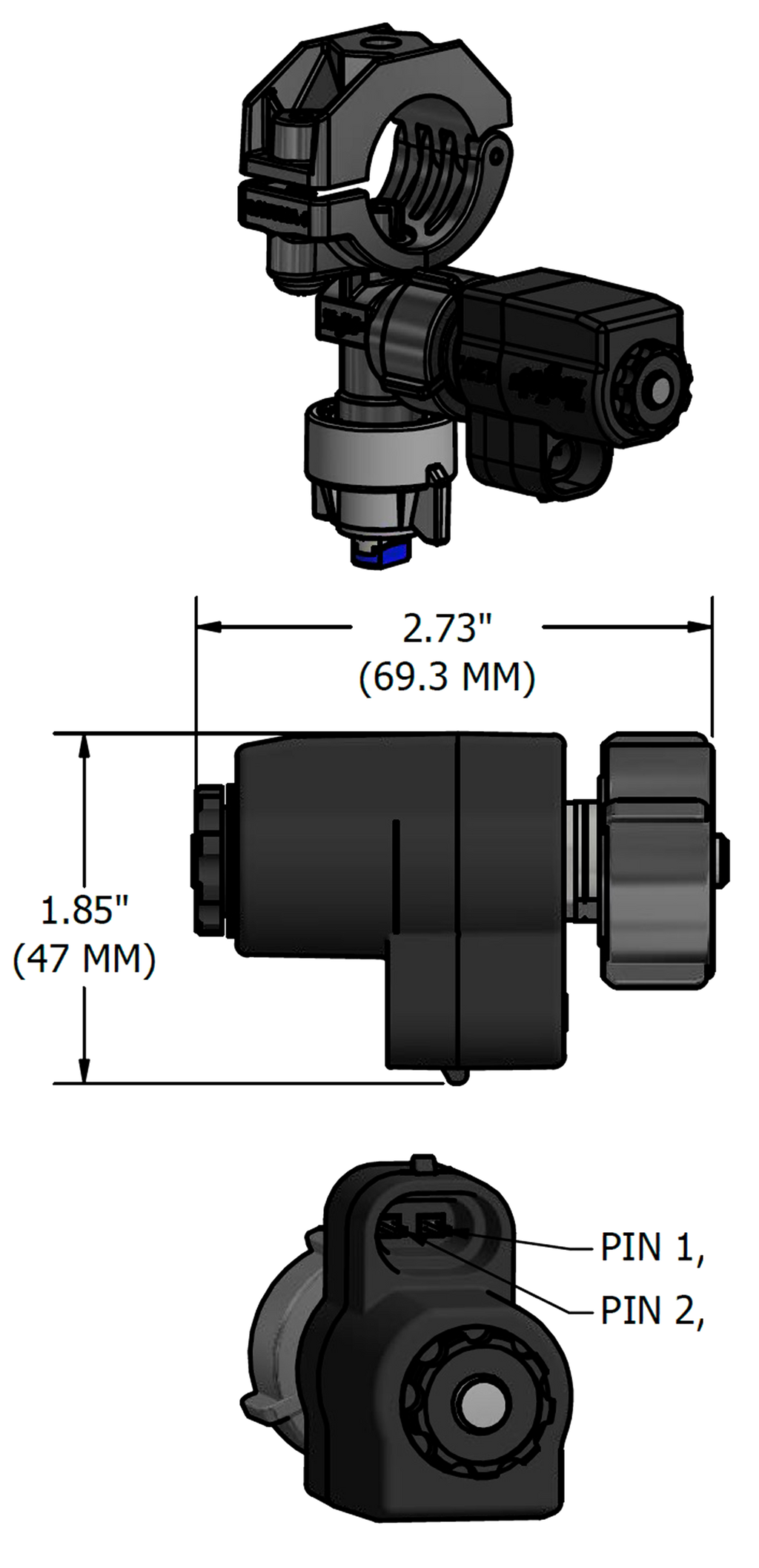Válvula PWM Teejet para Porta pico QJ370 17560A