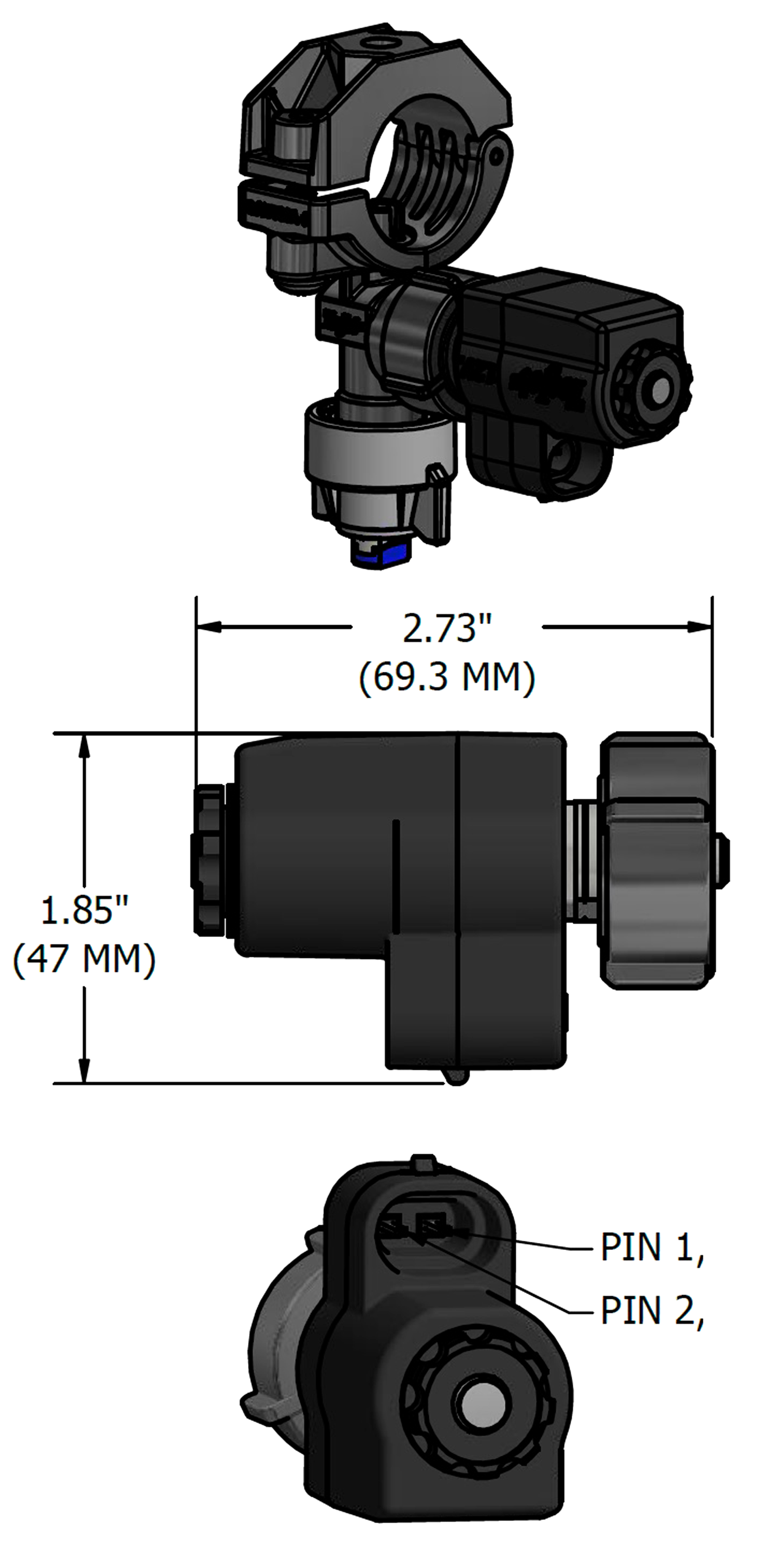 Válvula PWM Teejet para Porta pico QJ370 17560A