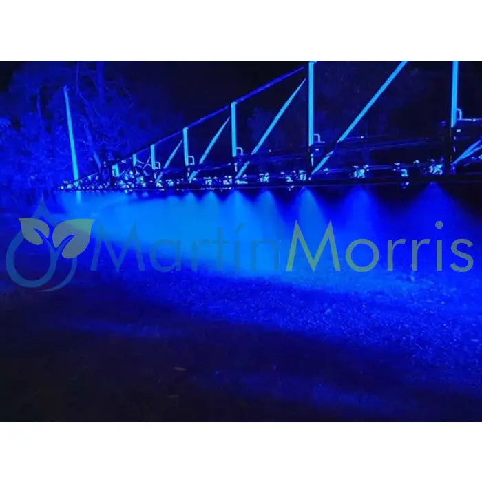 Faros Color AZUL de 12 LED y 36W Alimentación 12v y 24v para Pulverizadores Agrícolas
