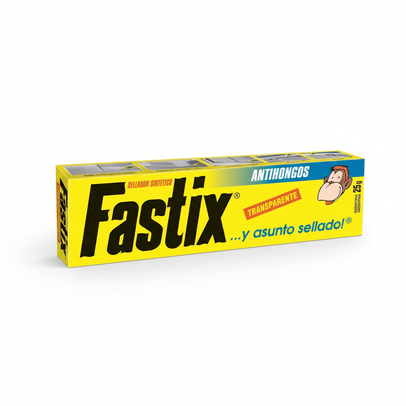 FASTIX sellador silicona antihongos transparente 25gr