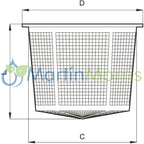 Filtro Canasto para tapa de tanques 455 y 462mm