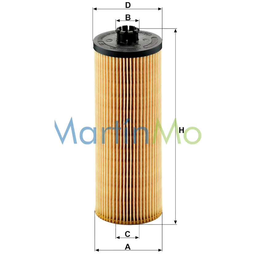 Filtro de Aceite MANN Filter HU 947/2 x Aplica en Motor Deutz F4L913 y VW