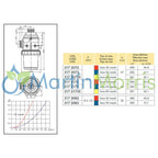 Filtro de aspiración arag 317 rosca 2 pulgadas