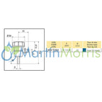 Filtro de Aspiración Mini Rosca Macho 1/2 Espiga 13mm y 50mesh