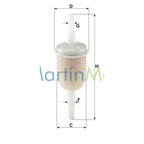 Filtro de combustible MANN FILTER WK 31/2 Filtros de combustible para Motos