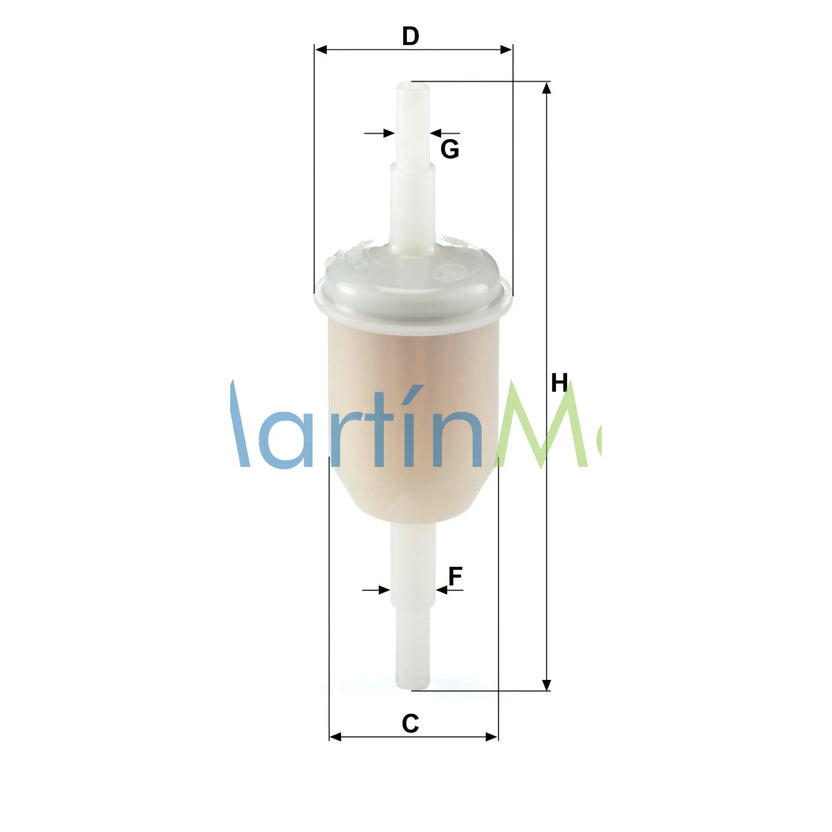 Filtro de combustible MANN FILTER WK 31/2 Filtros de combustible para Motos