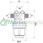 filtro de linea toyman rosca 1/2 pulg macho
