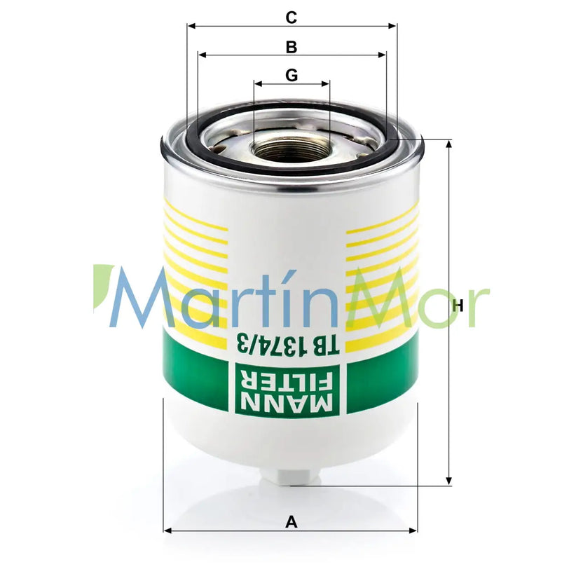 Filtro Secador MANN Filter TB 1374/3 x