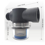Filtro Rosca 1/2’’ Macho y Hembra Vaso Acrílico para bombas 12V