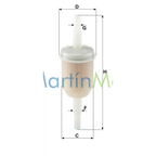 Filtro de combustible MANN FILTER WK 31/2 Filtros de combustible para Motos