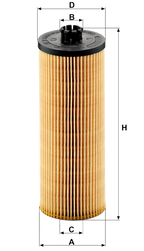 Filtro de Aceite MANN Filter HU 947/2 x Aplica en Motor Deutz F4L913 y VW