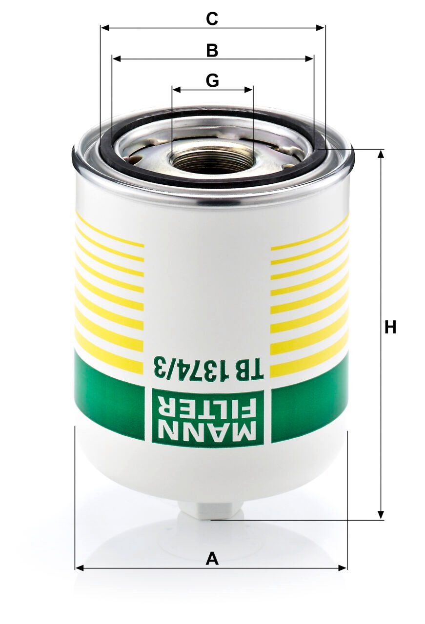 Filtro Secador MANN Filter TB 1374/3 x