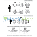 Caudalimetro Arag ORION 2 VISUAL FLOW Inductivo con Roscas de 3/4’’ hasta 2’’