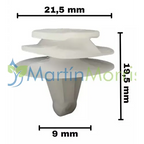 Clip grampa traba clips moldura de puerta Renault Kangoo/Clio