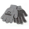 Guantes Moteados De Algodón y Poliéster Color Gris