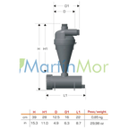 Filtro Riego Hidrociclón AlfaTurbo 1 Pulgada