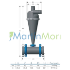 Filtro Riego Hidrociclón AlfaTurbo 3 pulgada