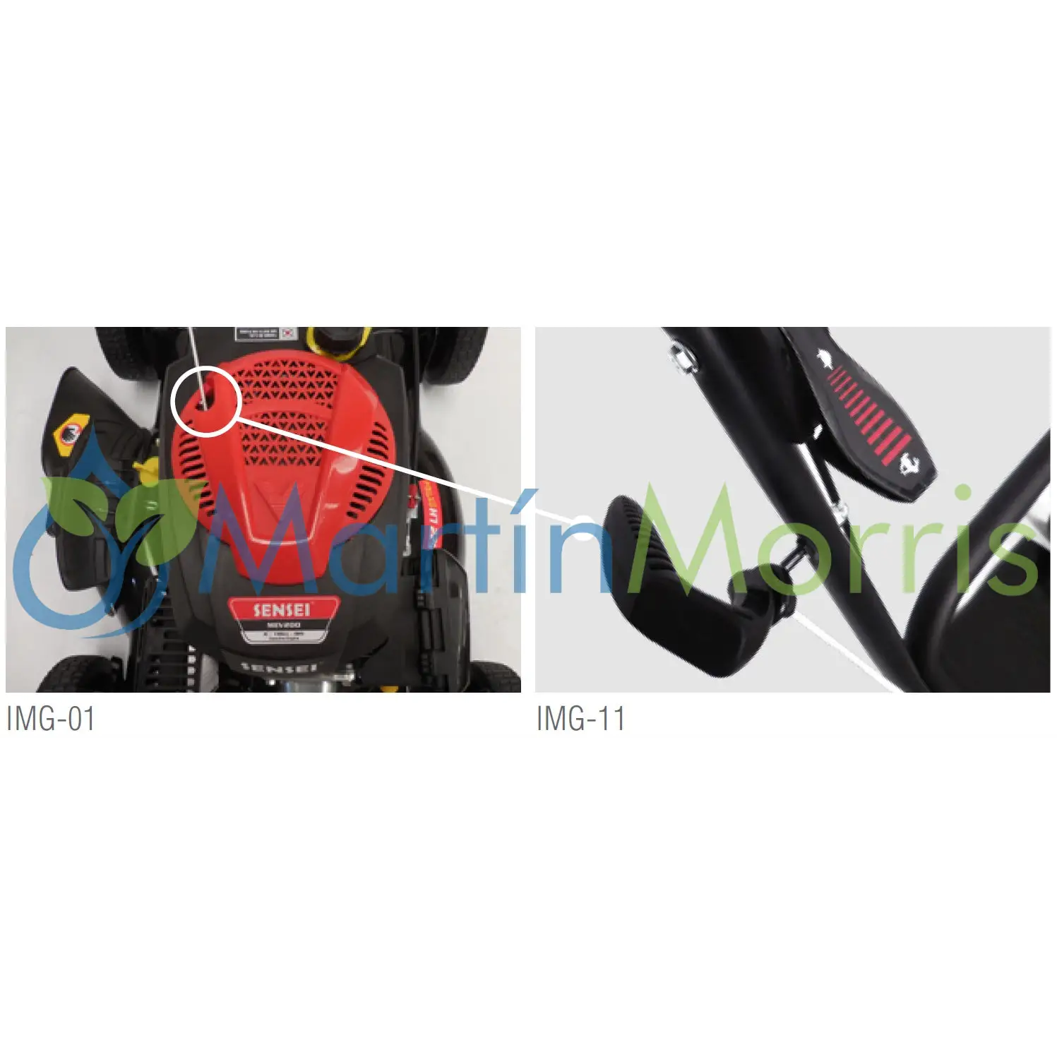 SENSEI 622 LH EXTRA ruedas altas cortadora de cesped de empuje