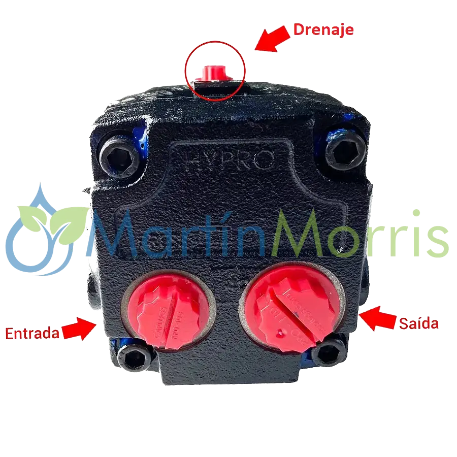 Motor Hidraulico HM5 de 3 Puertos para Pulverizadoras CNH y John Deere