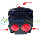 Motor Hidraulico HM5 de 3 Puertos para Pulverizadoras CNH y John Deere