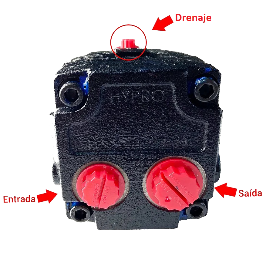 Motor Hidraulico HM5 de 3 Puertos para Pulverizadoras CNH y John Deere