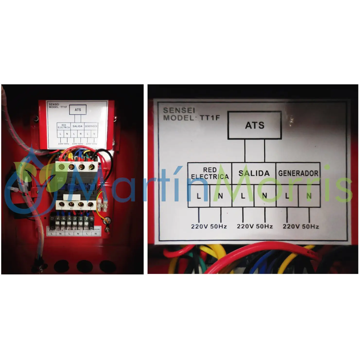 Sensei TT1F Tablero de transferencia automática monofasico
