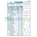 Juego de juntas con retenes para Fiat 128 1.300 TARANTO