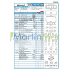 Juego de juntas con retenes para Renault FUEGO R18 2.0/ 2.2 TARANTO