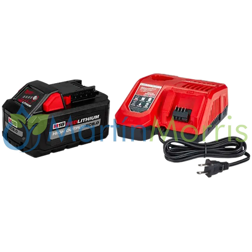 Kit Milwaukee cargador M12 y M18 REDLITHIUM HIGH OUTPUT XC8.0