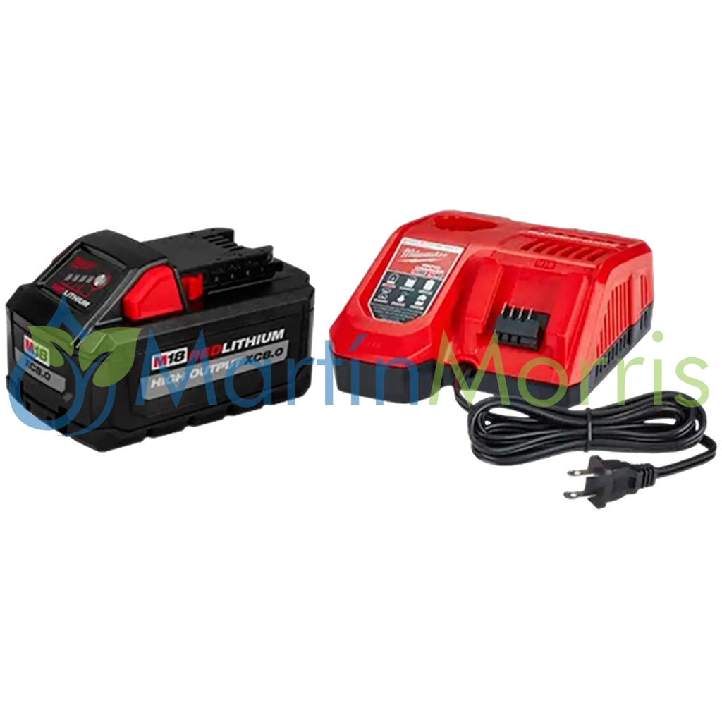 Kit Milwaukee cargador M12 y M18 REDLITHIUM HIGH OUTPUT XC8.0
