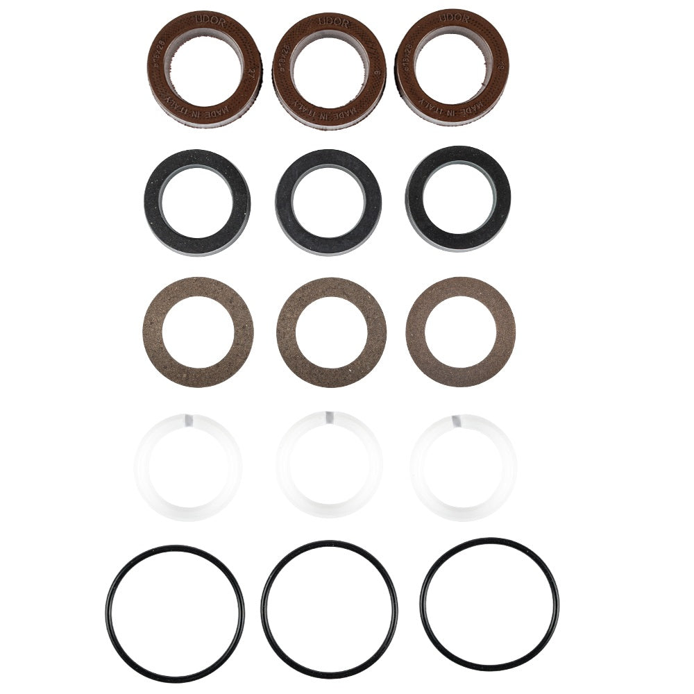 Kit de sellos de pistón UDOR M/MK/BKC para hidrolavadora 18 mm