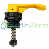 Leva o válvula Amarilla Con Traba Para Mixer De Carga ARAG Modelo Niagara