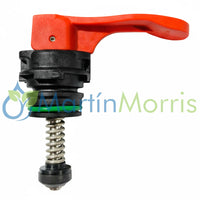 Leva o válvula Roja Con Traba Para Mixer De Carga ARAG Modelo Niagara