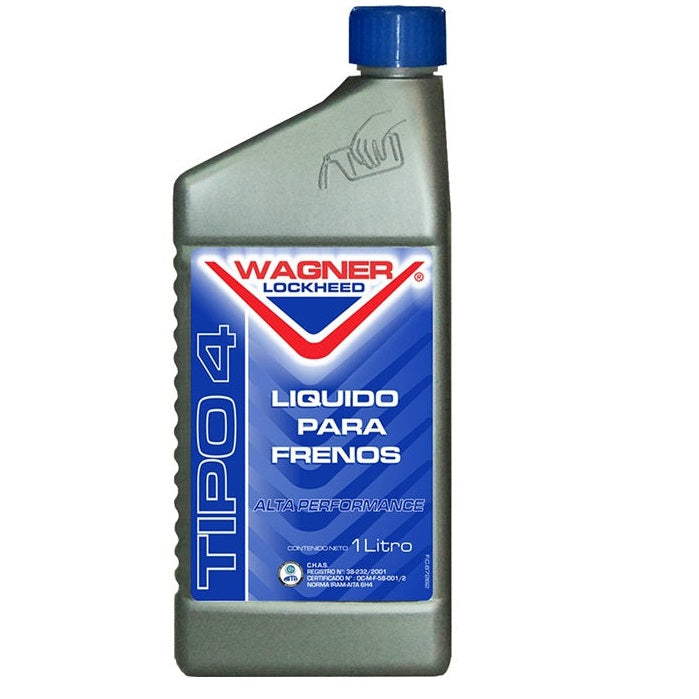 Liquido de Frenos DOT4 WAGNER LOCKHEED de 1 litro