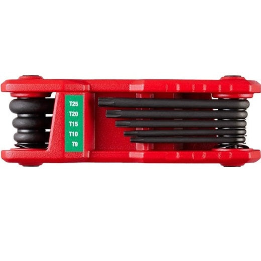 Milwaukee 48-22-2184 Kit 8 Llaves TORX Plegables - T9 a T40