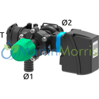 ARAG Electroválvula Master 871T de 20 Bar Acoples de Union Horquilla T5