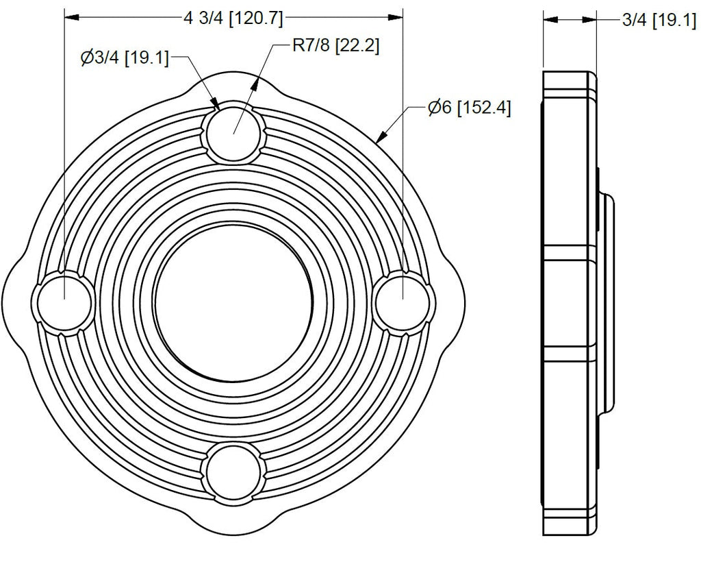 Brida salida de Tanque Rosca 2’’ Banjo