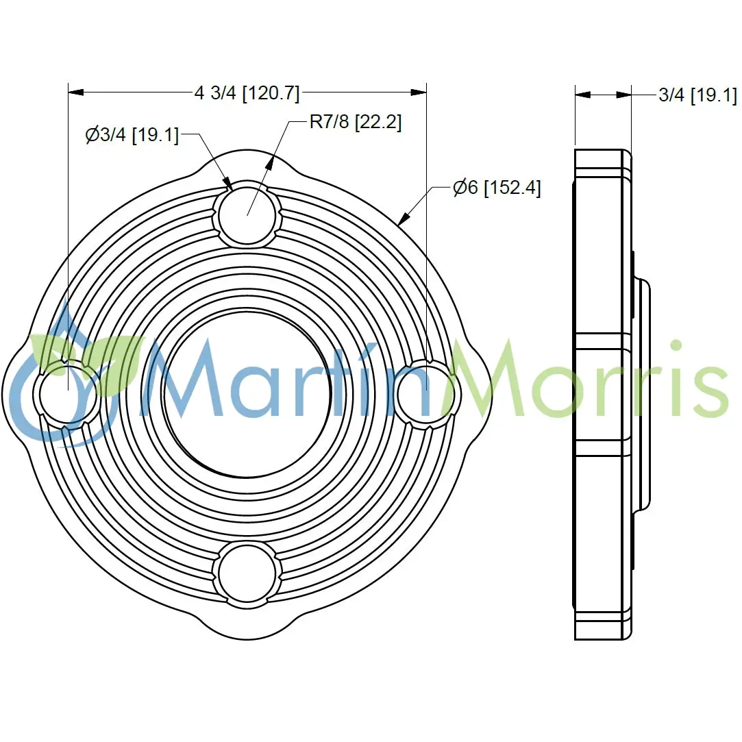 Brida salida de Tanque Rosca 2" Banjo
