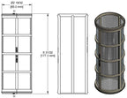 Repuesto BANJO LS220 para filtros BANJO tamiz 20 mesh