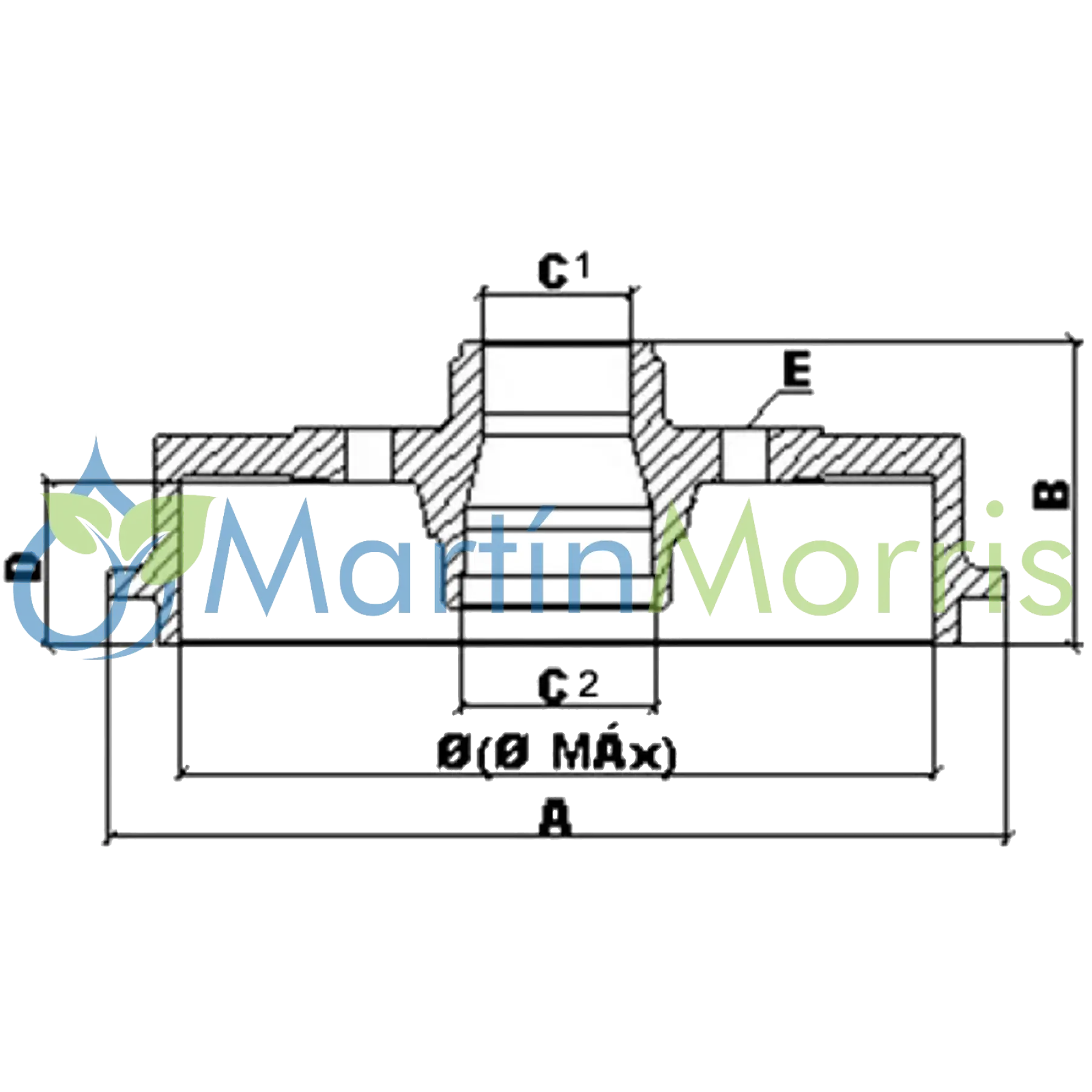 Tambor Campana de Freno Trasero 200mm para VW Gol Golf Polo Saveiro SEAT Cordoba Ibiza Toledo