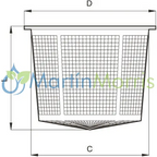 Filtro Canasto para tapa de tanques 455 y 462mm