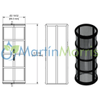 Repuesto BANJO LS212 para filtros BANJO tamiz 12 mesh