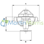 Termostato CALORSTAT De 87ºC Para VOLKSWAGEN