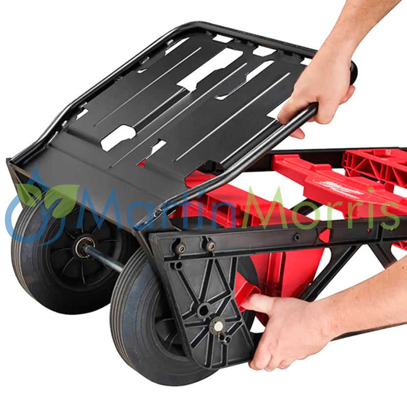 Milwaukee 4822-8415 carro PACKOUT de 2 ruedas con base plegable