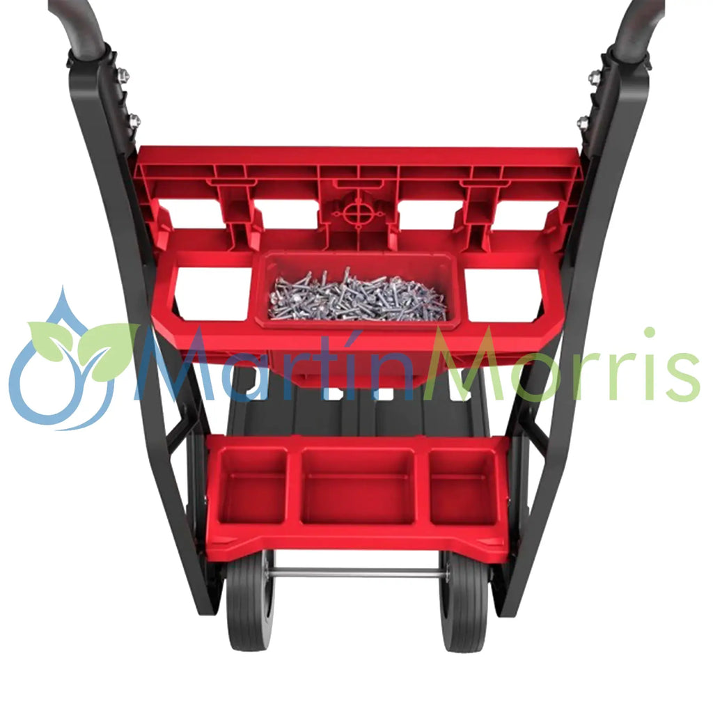 Milwaukee 4822-8415 carro PACKOUT de 2 ruedas con base plegable
