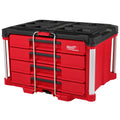 Milwaukee PACKOUT Caja con 4 Cajones Barra de Seguridad IP65 Sistema Modular