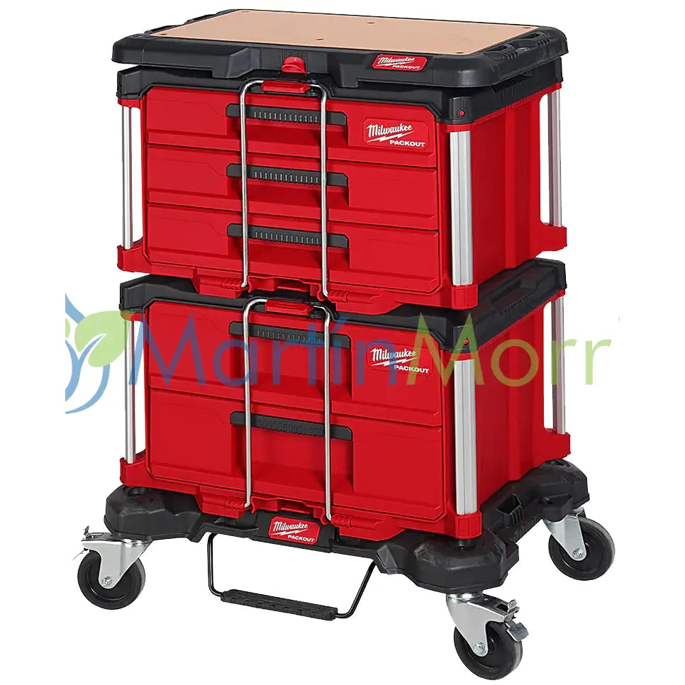 Milwaukee Packout 48-22-8410 Base porta cajones con ruedas y freno