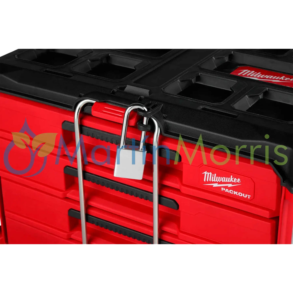 Milwaukee Packout 48-22-8444 Caja con 4 Cajones y Barra de Seguridad